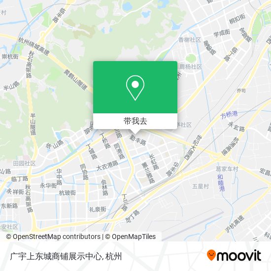 广宇上东城商铺展示中心地图