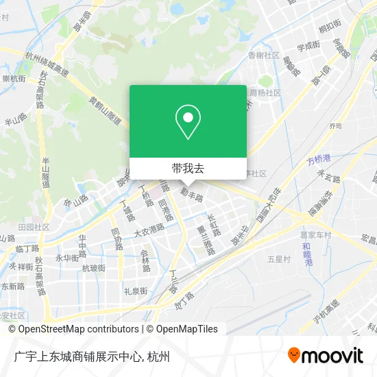 广宇上东城商铺展示中心地图