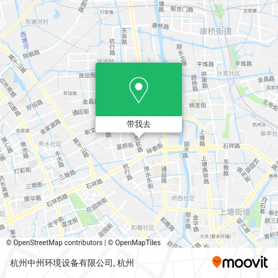 杭州中州环境设备有限公司地图