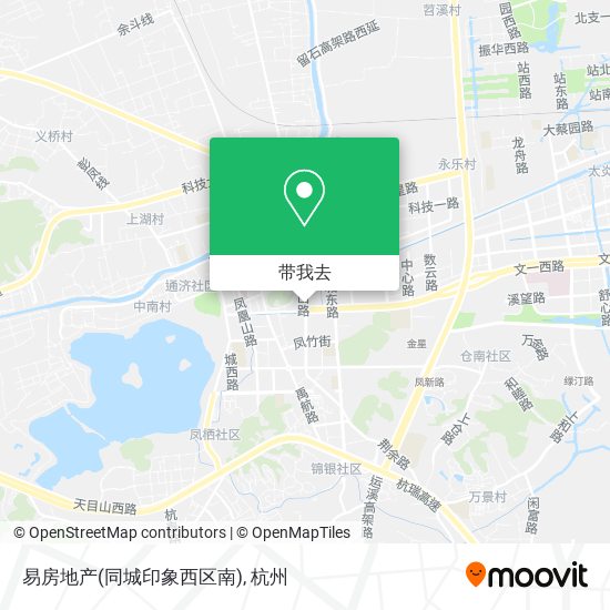 易房地产(同城印象西区南)地图