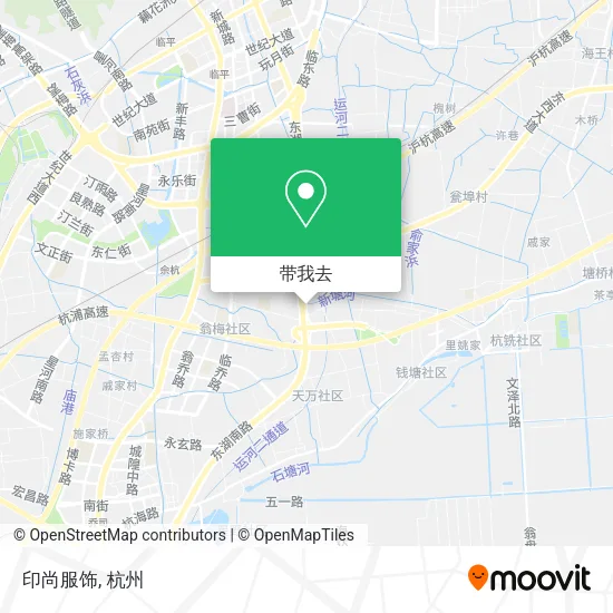 印尚服饰地图