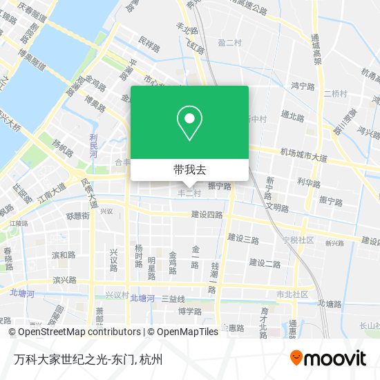 万科大家世纪之光-东门地图