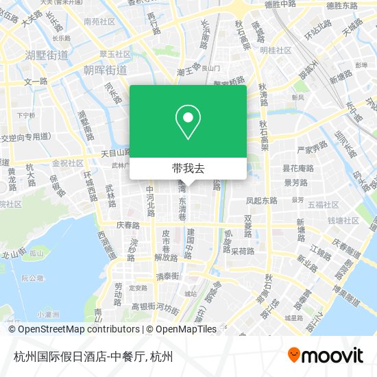 杭州国际假日酒店-中餐厅地图