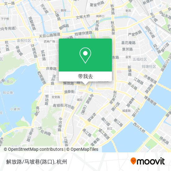 解放路/马坡巷(路口)地图