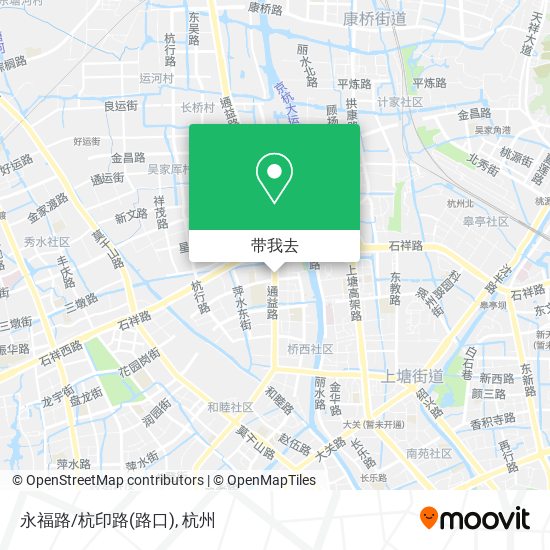 永福路/杭印路(路口)地图