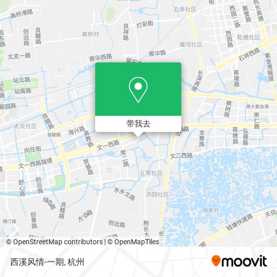 西溪风情-一期地图