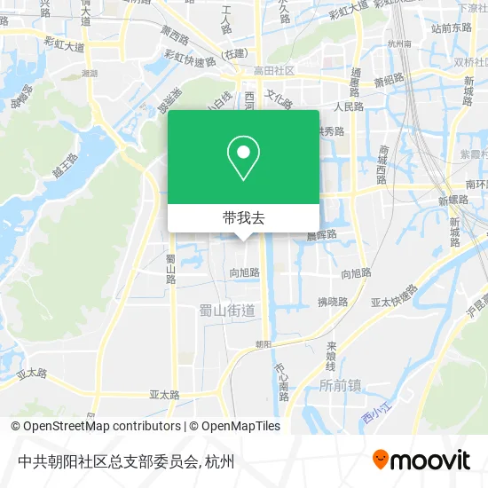 中共朝阳社区总支部委员会地图