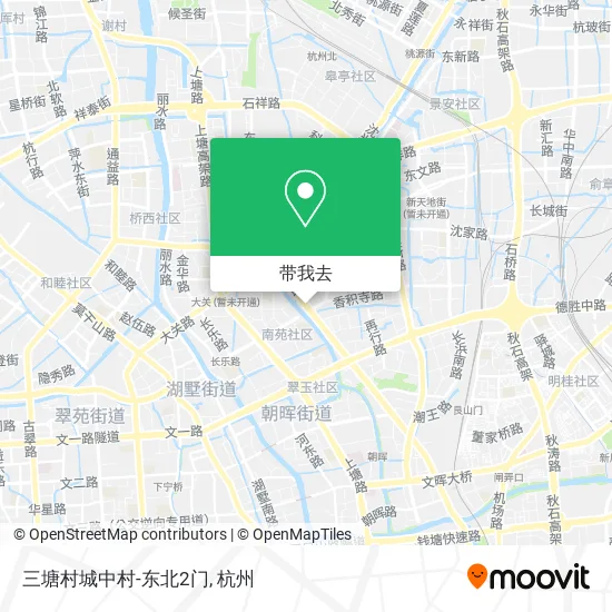三塘村城中村-东北2门地图