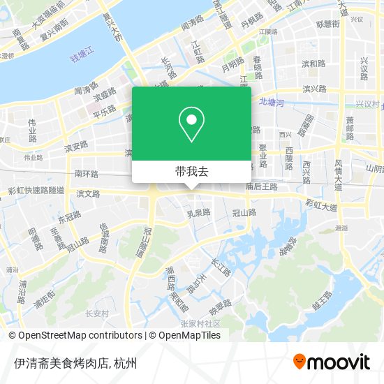 伊清斋美食烤肉店地图
