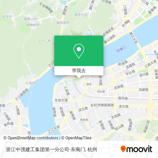 浙江中强建工集团第一分公司-东南门地图