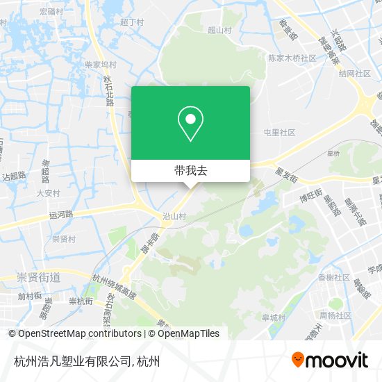 杭州浩凡塑业有限公司地图