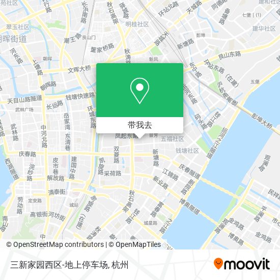 三新家园西区-地上停车场地图