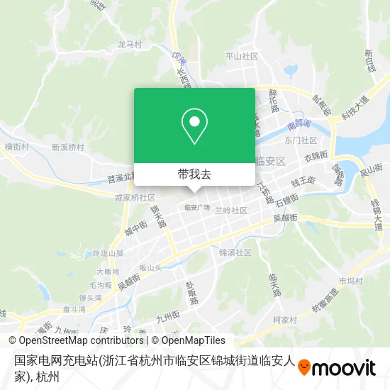 国家电网充电站(浙江省杭州市临安区锦城街道临安人家)地图