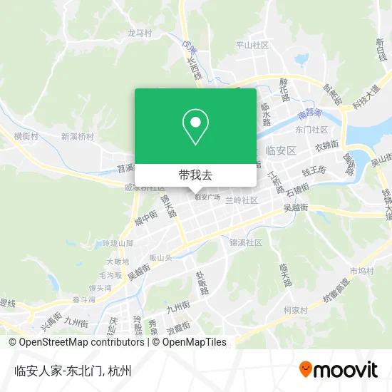 临安人家-东北门地图