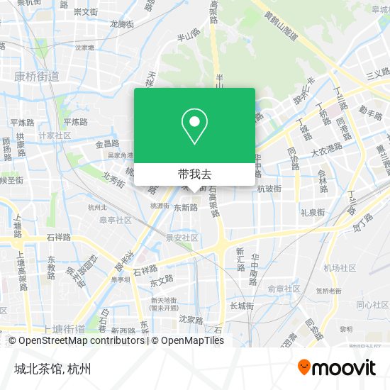 城北茶馆地图