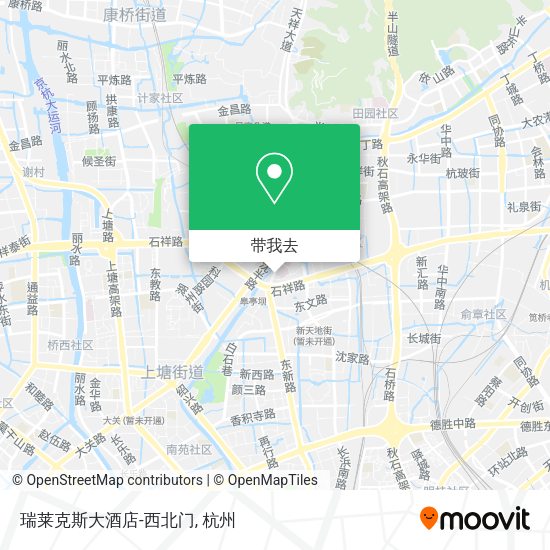 瑞莱克斯大酒店-西北门地图