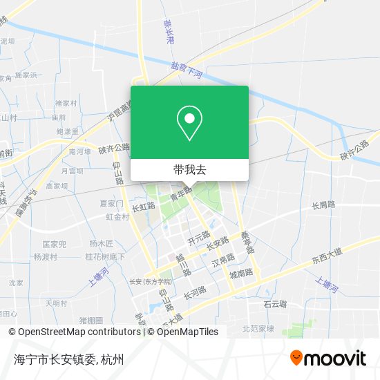 海宁市长安镇委地图