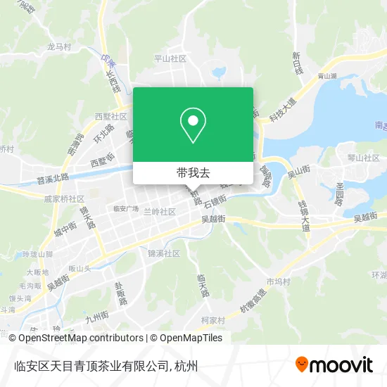 临安区天目青顶茶业有限公司地图