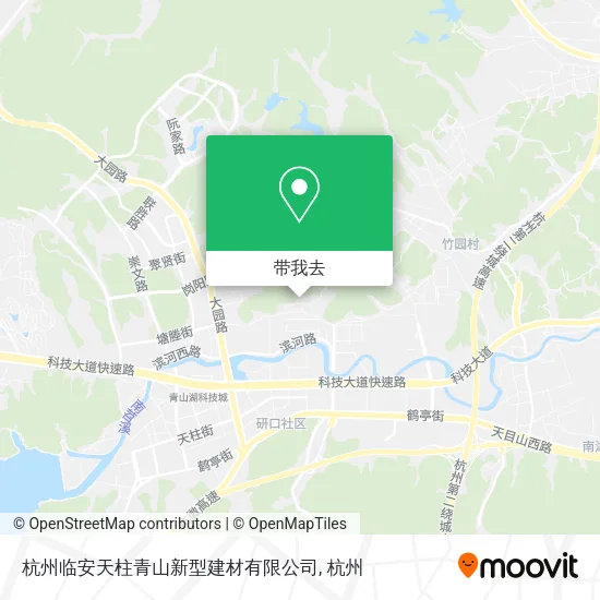 杭州临安天柱青山新型建材有限公司地图