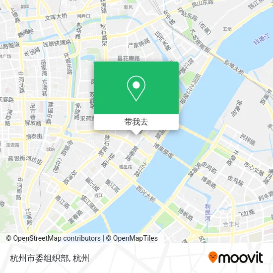 杭州市委组织部地图