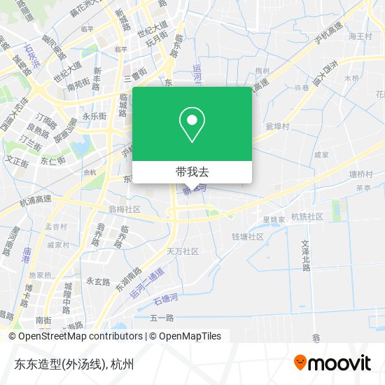 东东造型(外汤线)地图