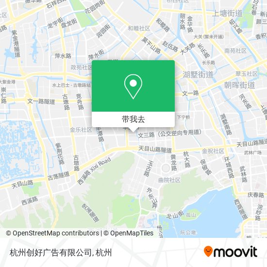杭州创好广告有限公司地图