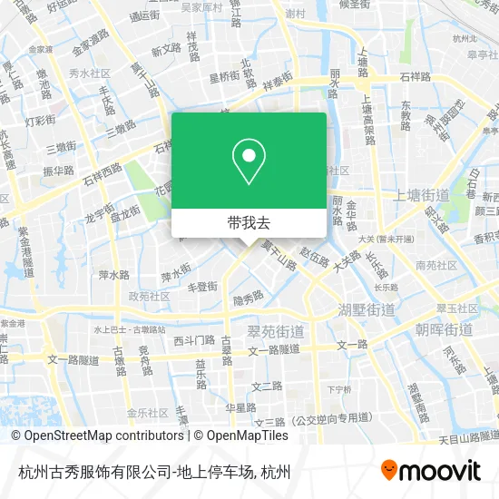 杭州古秀服饰有限公司-地上停车场地图