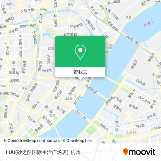 IIUU(砂之船国际生活广场店)地图