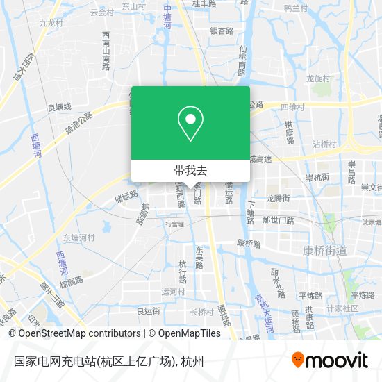国家电网充电站(杭区上亿广场)地图