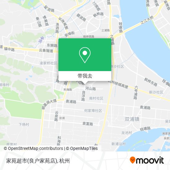 家苑超市(良户家苑店)地图