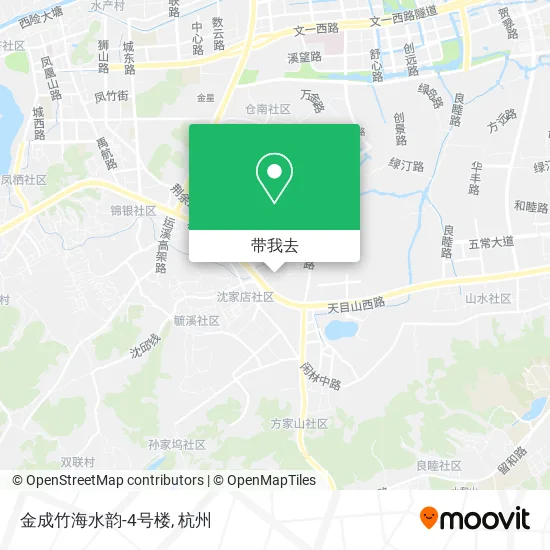 金成竹海水韵-4号楼地图