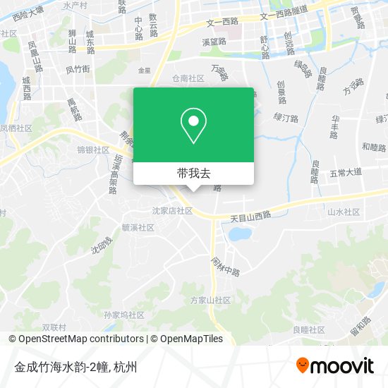 金成竹海水韵-2幢地图