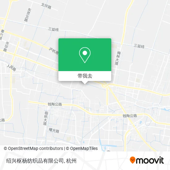 绍兴枢杨纺织品有限公司地图
