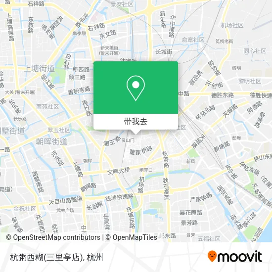 杭粥西糊(三里亭店)地图