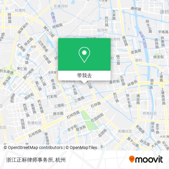 浙江正标律师事务所地图