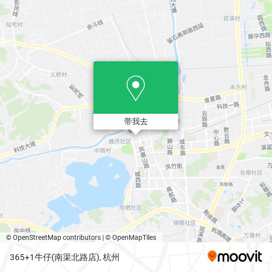365+1牛仔(南渠北路店)地图