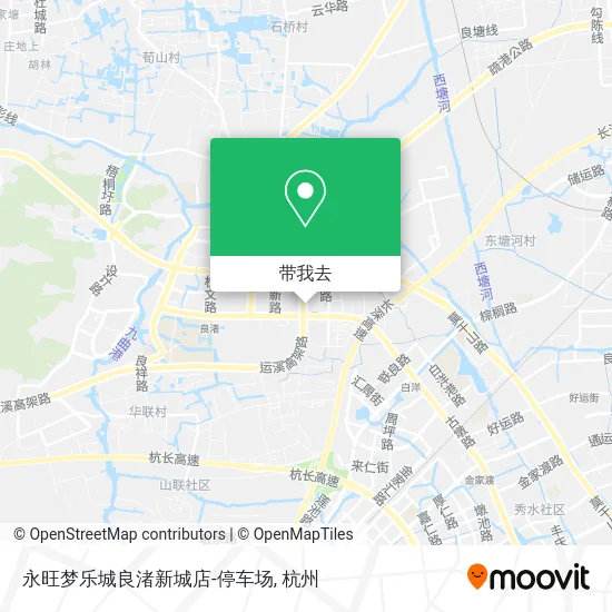 永旺梦乐城良渚新城店-停车场地图