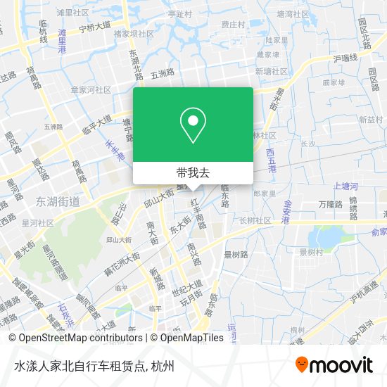 水漾人家北自行车租赁点地图