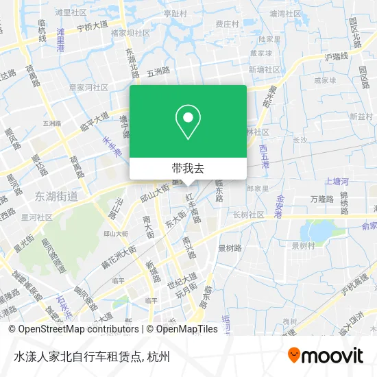 水漾人家北自行车租赁点地图