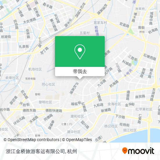 浙江金桥旅游客运有限公司地图
