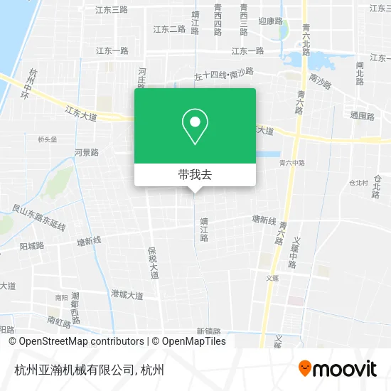 杭州亚瀚机械有限公司地图