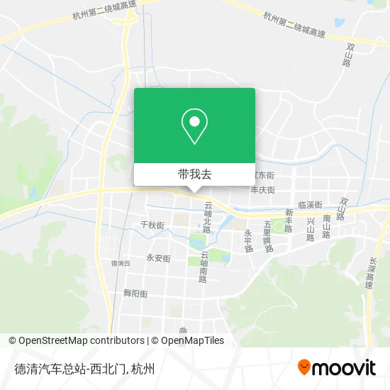 德清汽车总站-西北门地图