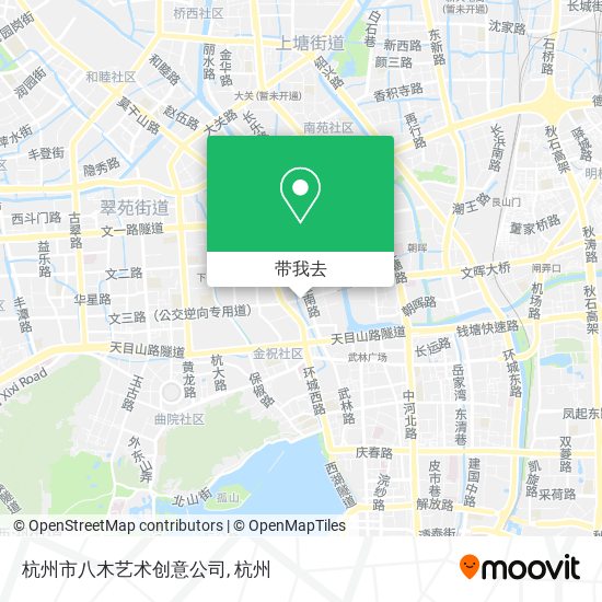 杭州市八木艺术创意公司地图