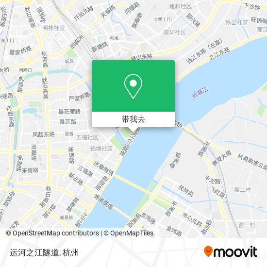 运河之江隧道地图