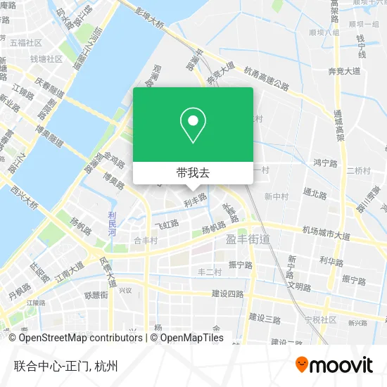 联合中心-正门地图