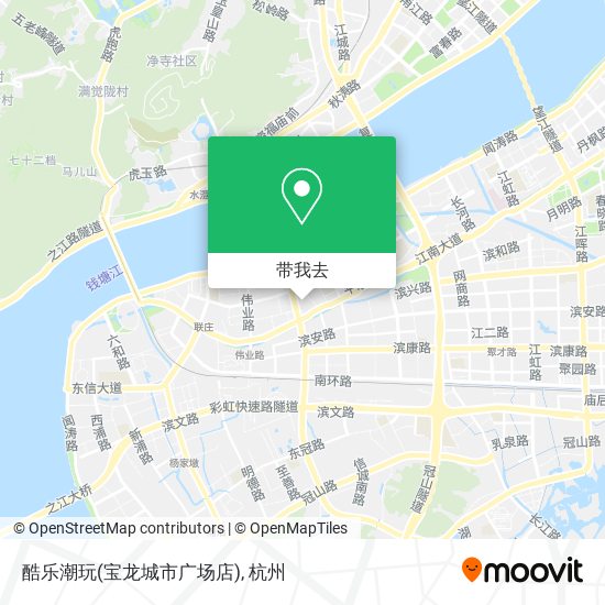 酷乐潮玩(宝龙城市广场店)地图