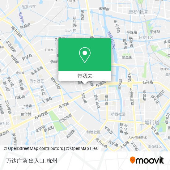 万达广场-出入口地图