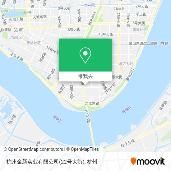 杭州金新实业有限公司(22号大街)地图