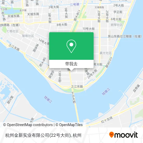 杭州金新实业有限公司(22号大街)地图