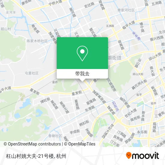枉山村姚大夫-21号楼地图